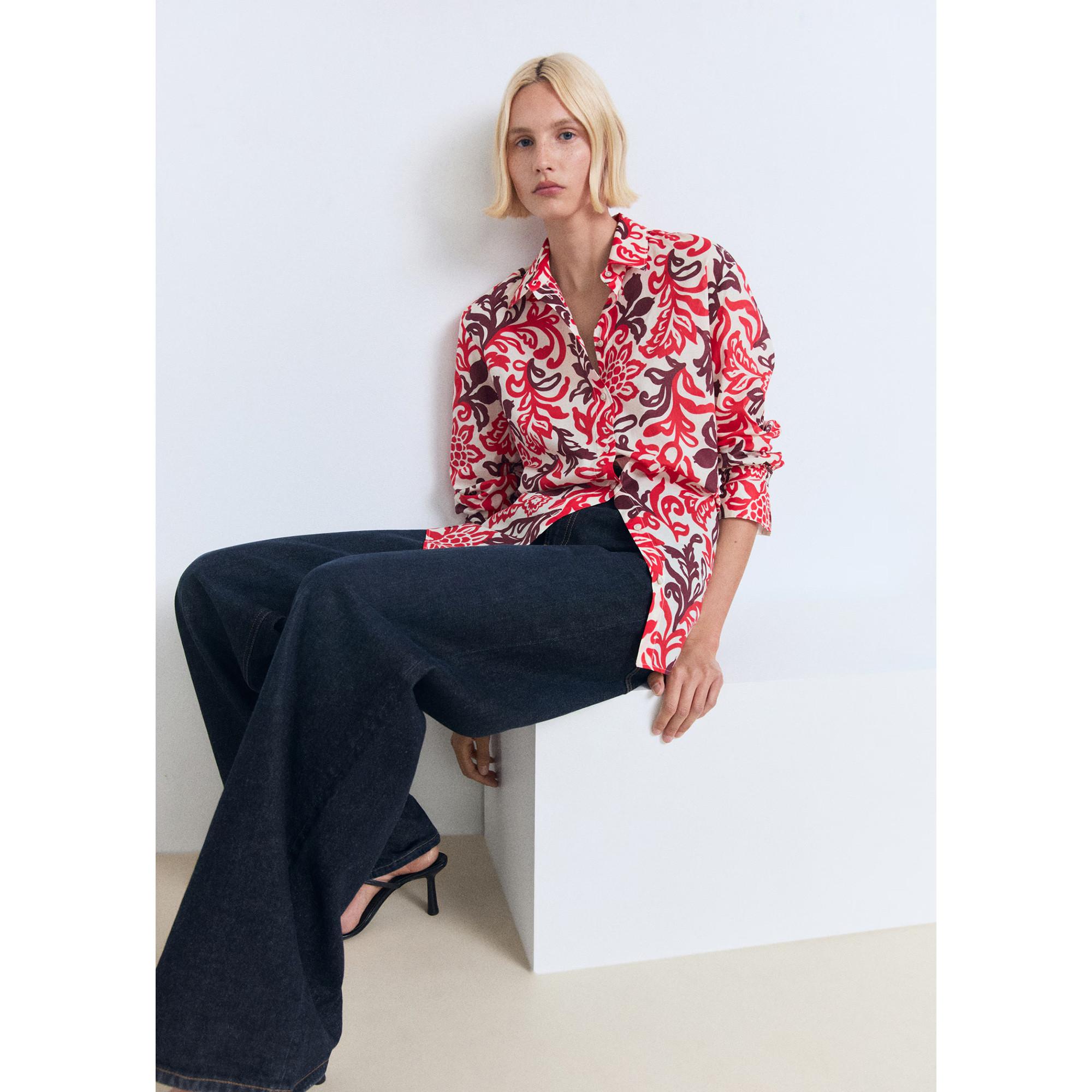 MANGO Julia Chemisier à motif floral  