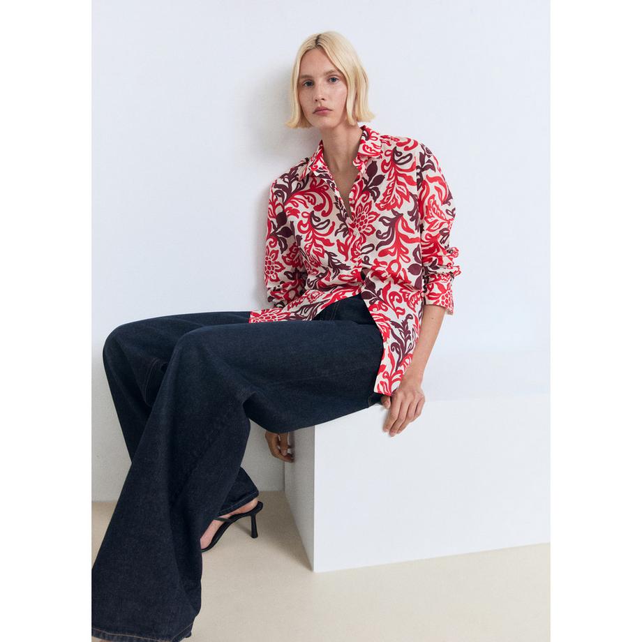 MANGO Julia Camicetta con motivo floreale  