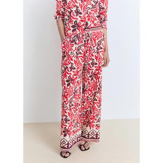 MANGO Julia Pantalon Large à Motif Floral  