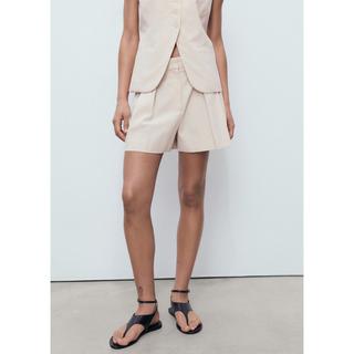 MANGO Greta Bundfalten Shorts  