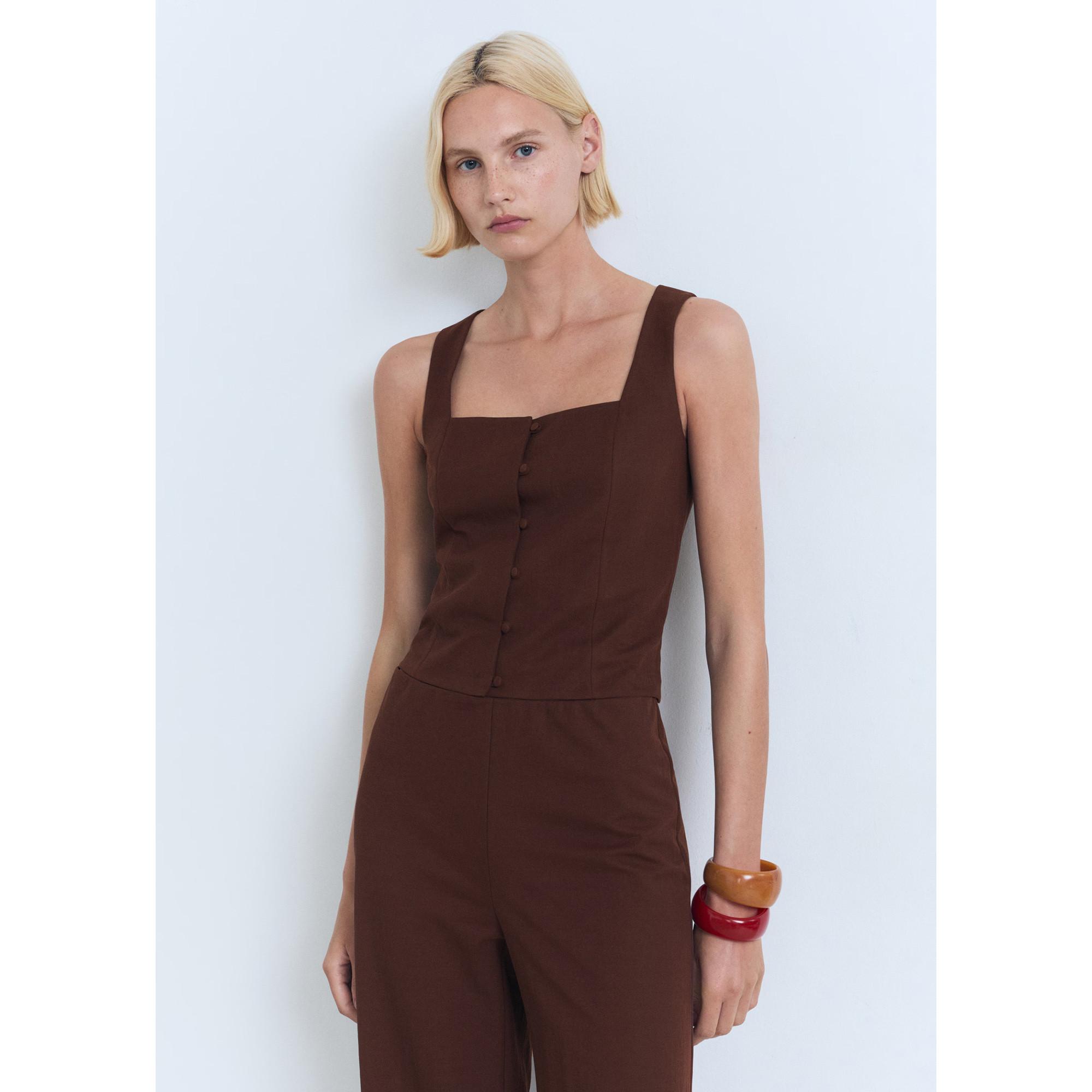 MANGO Evans Pantalon Coupe Droite  