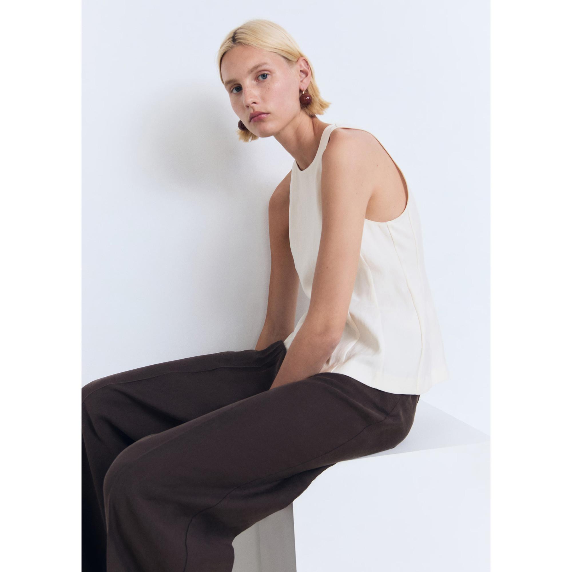 MANGO Pepa Chemisier Col Halter  