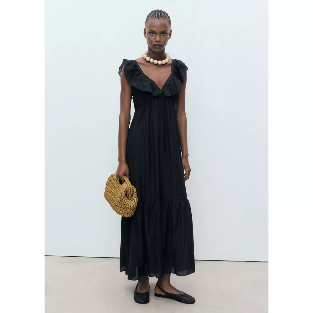 Mango - Kleid, für Damen, Black, Größe S 3