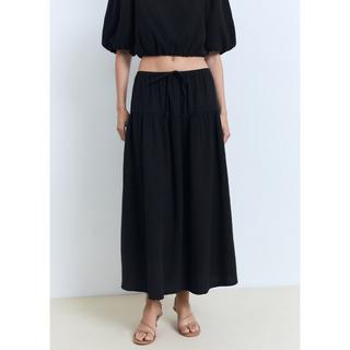 MANGO KIMOLOS Jupe Longue Étagée  