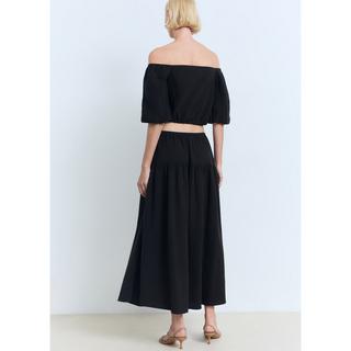 MANGO KIMOLOS Jupe Longue Étagée  