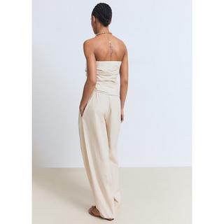 MANGO Willy Paperbag Straight Leg Hose  