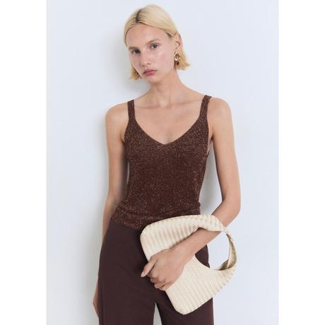 MANGO Kling Top Tricot Scintillant  