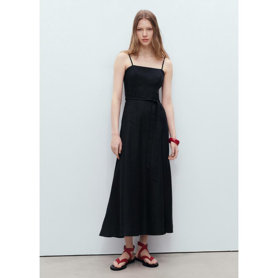 MANGO Nickie Abito Midi Senza Maniche Linea A  