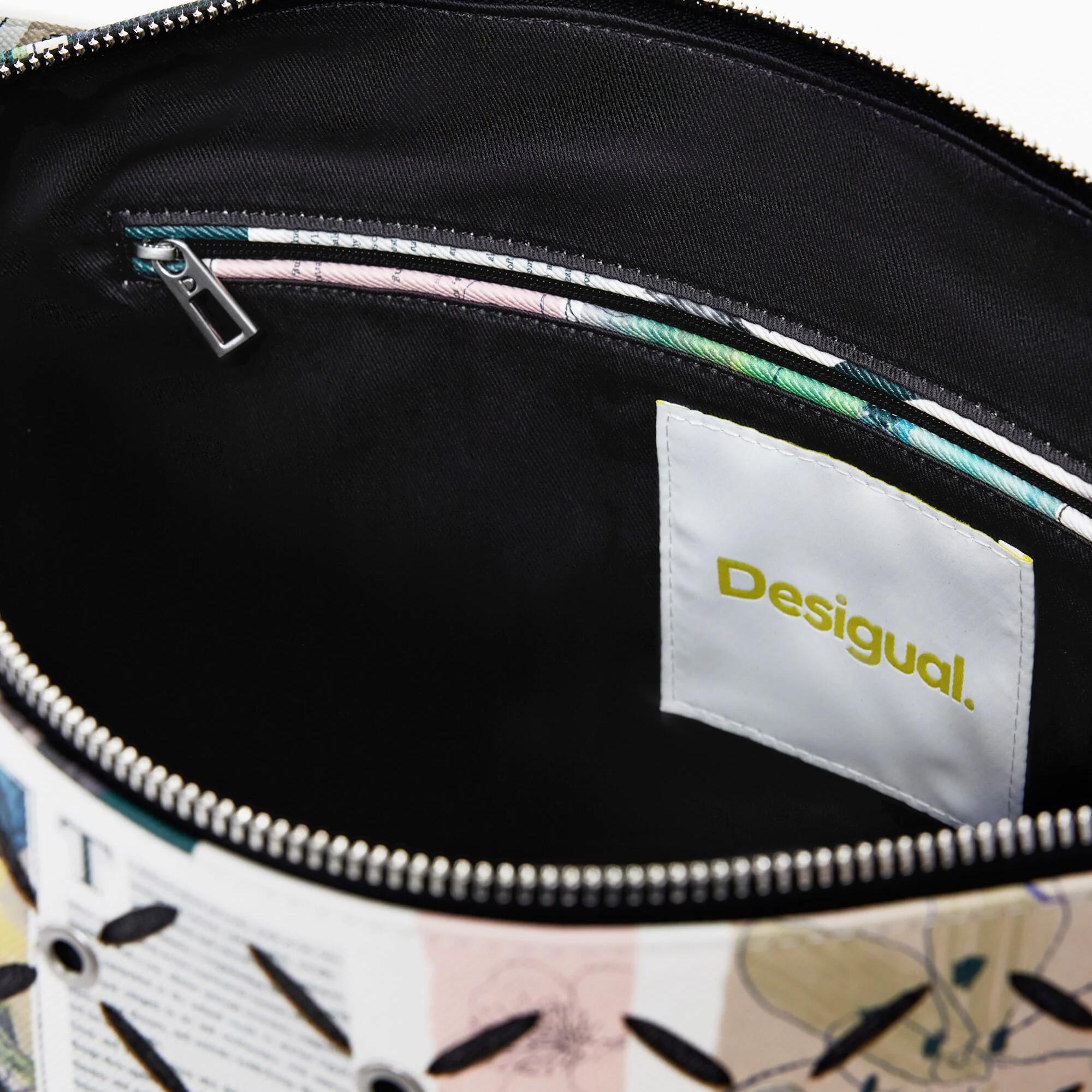 Desigual Borsa a Tracolla Stampata  