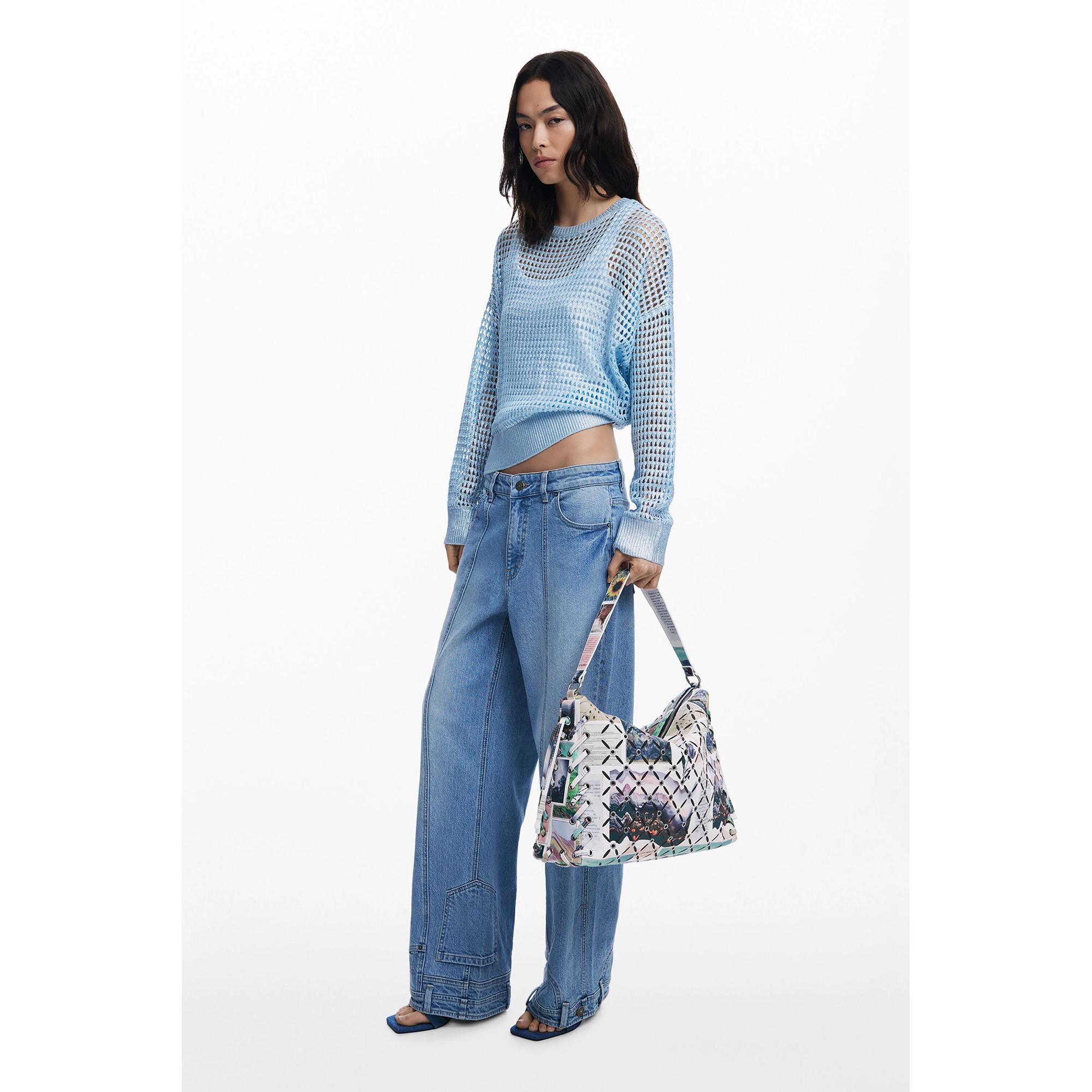 Desigual Borsa a Tracolla Stampata  