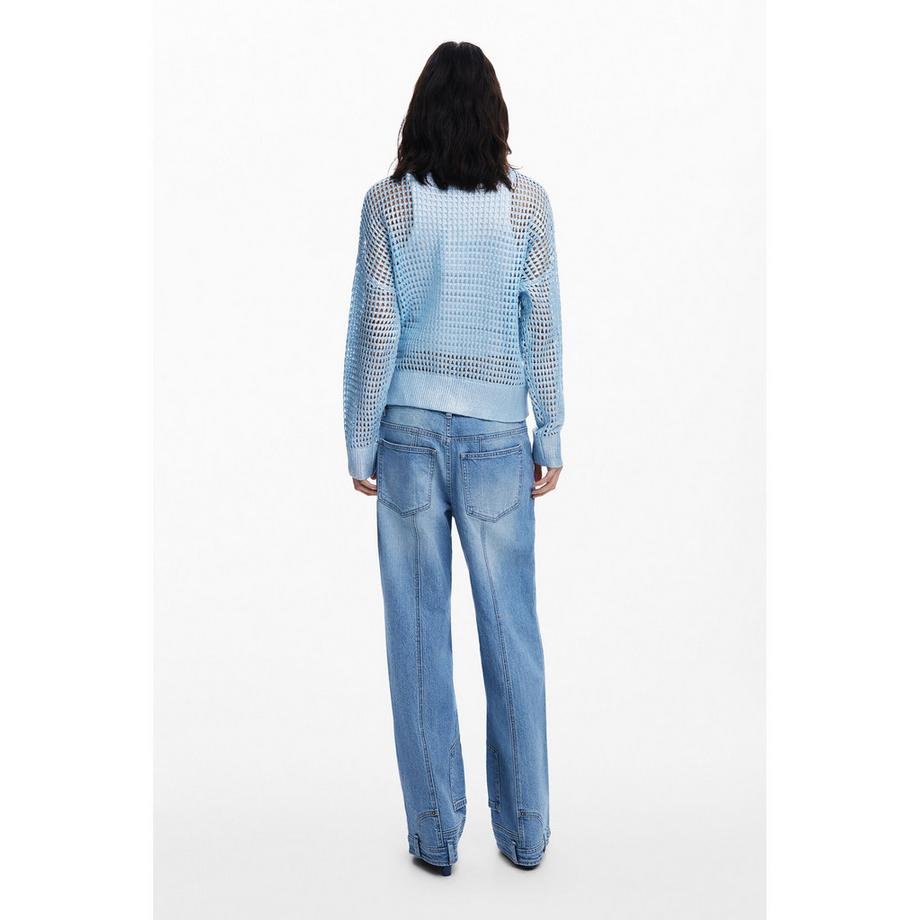 Desigual Lochstrick Pullover  
