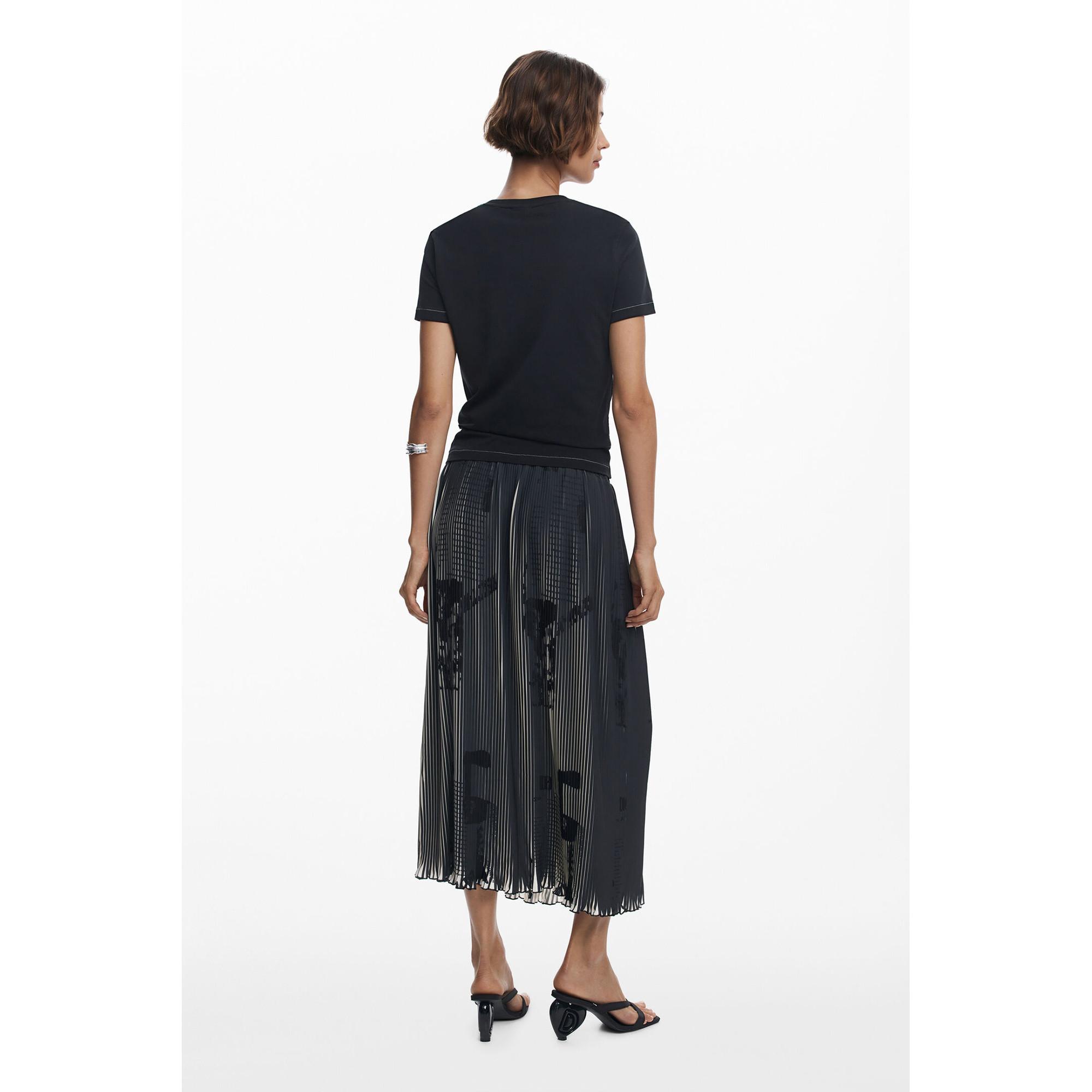 Desigual T-Shirt Imprimé Cœur  