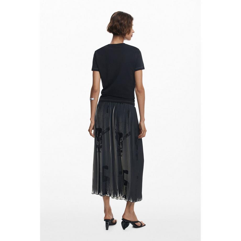 Desigual T-Shirt Herz Print  