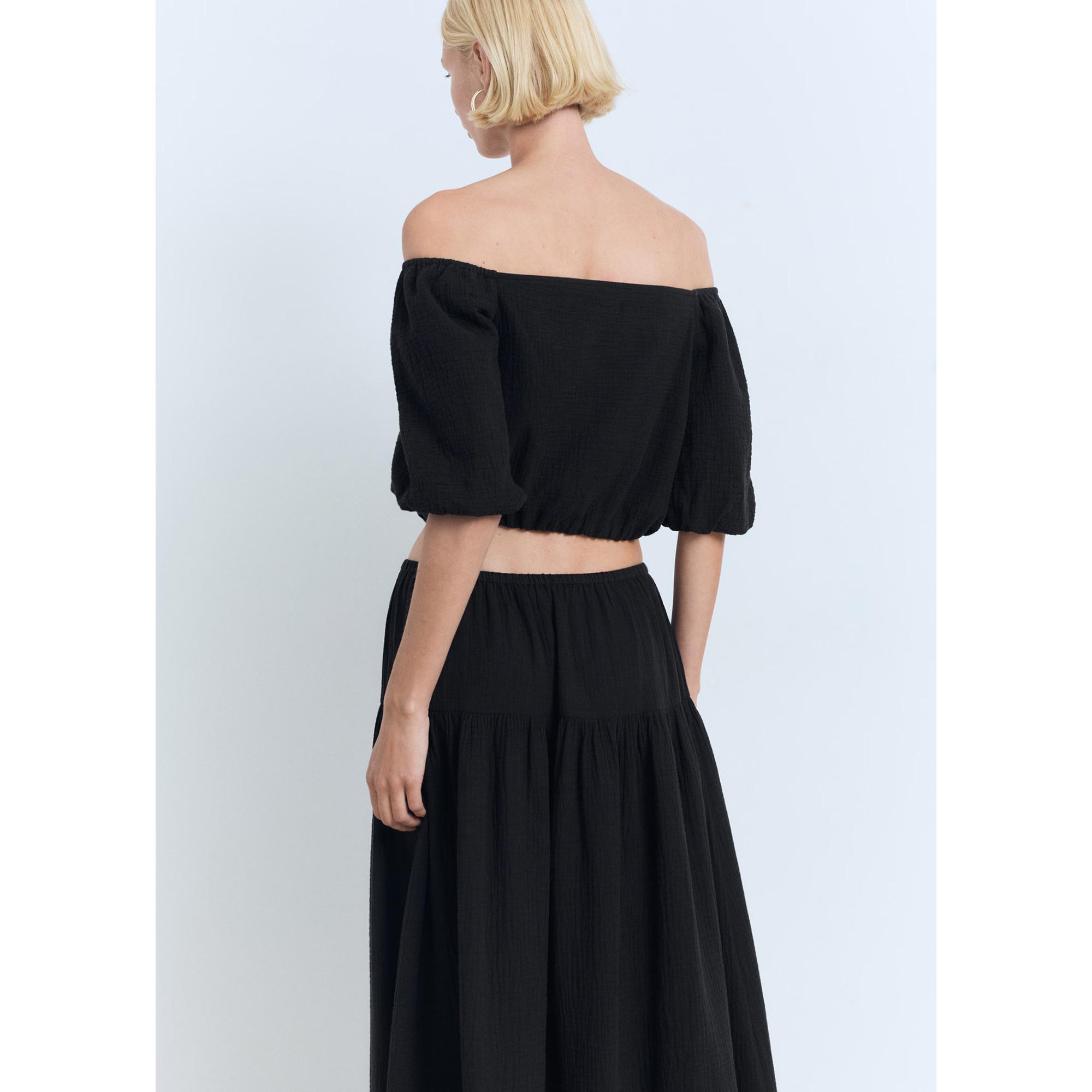 MANGO KIMOLOS Chemisier Épaules Dénudées  