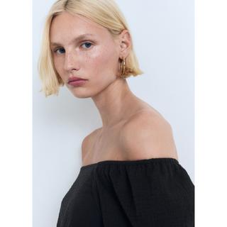 MANGO KIMOLOS Chemisier Épaules Dénudées  