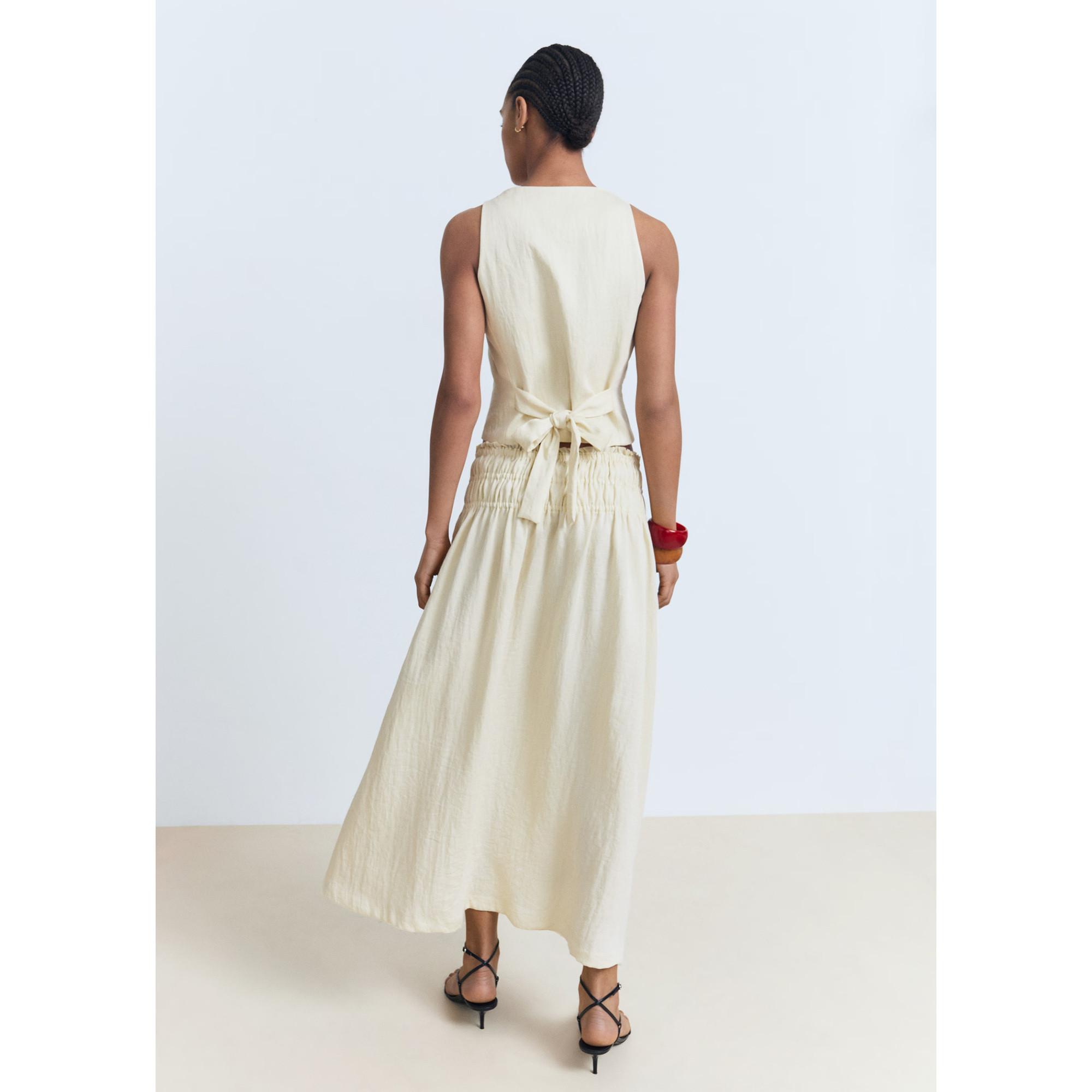 MANGO Perth Maxi Rock mit elastischem Bund  