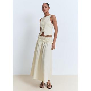 MANGO Perth Maxi Rock mit elastischem Bund  