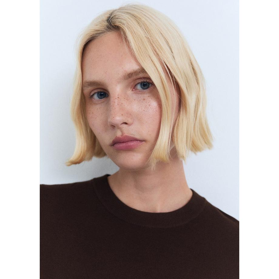 MANGO Basic Pull Manches Courtes  