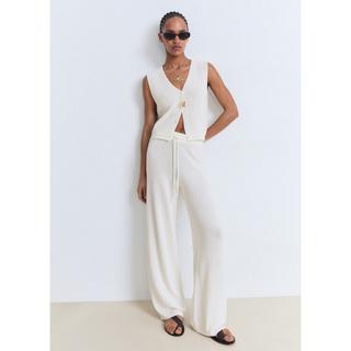 MANGO PALOMA Lochstrick Gilet  