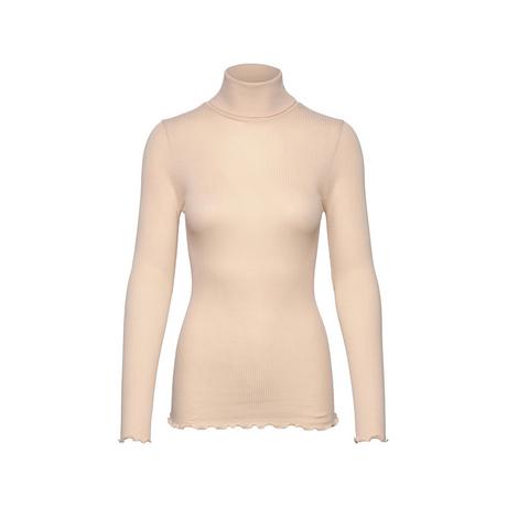 RM BY ROSEMUNDE T-shirt a costine a collo alto maniche lunghe  