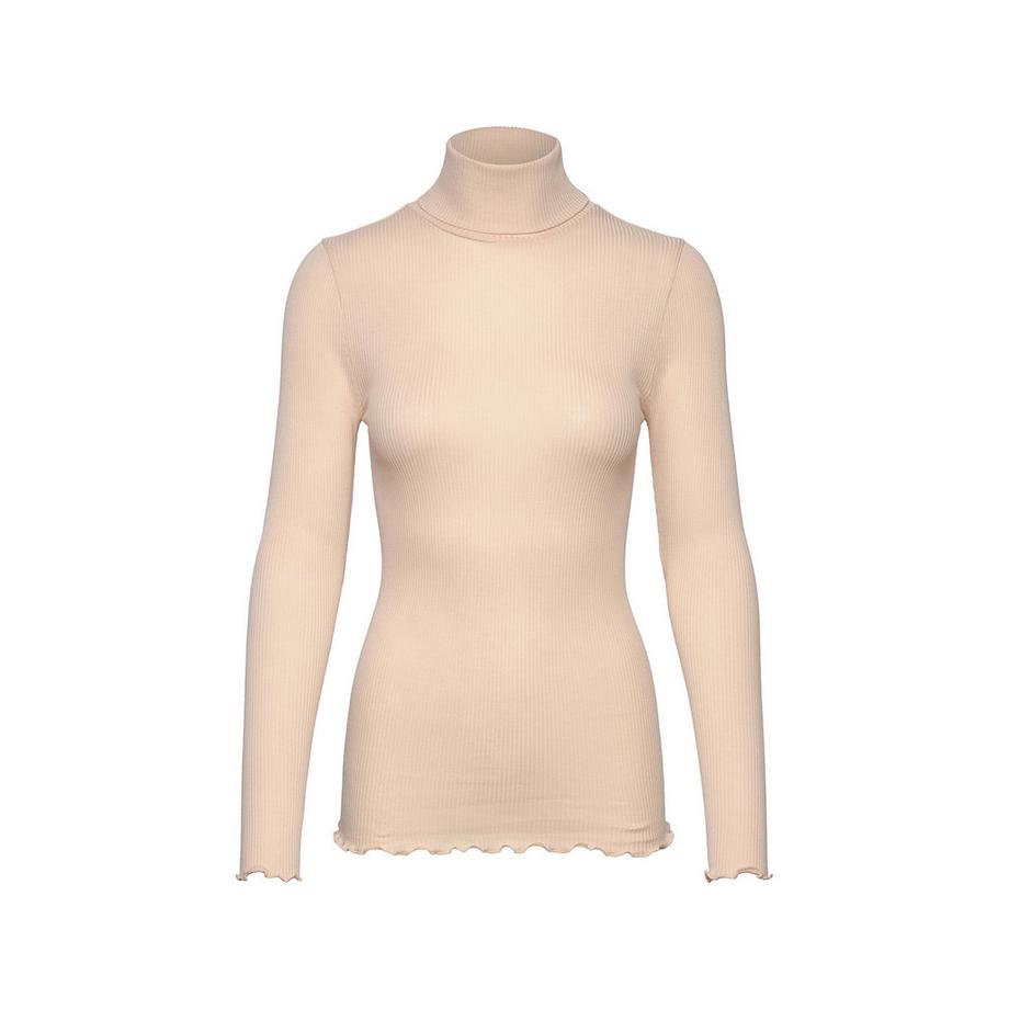 RM BY ROSEMUNDE RMWBalta T-Shirt a Costine Collo Alto Maniche Lunghe  