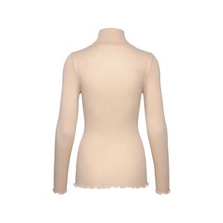 RM BY ROSEMUNDE T-shirt a costine a collo alto maniche lunghe  