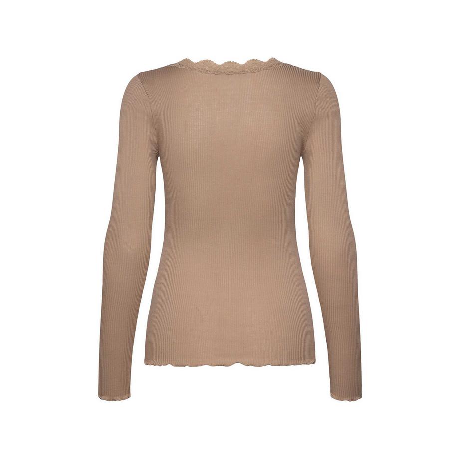 RM BY ROSEMUNDE RMWBalta T-Shirt a Costine Maniche Lunghe  