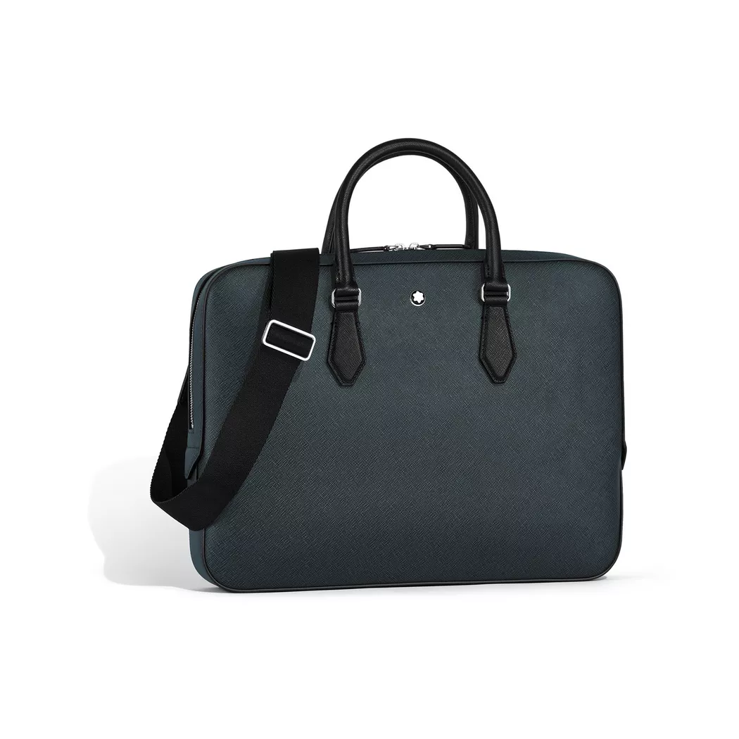 Montblanc - Dokumententasche, für Damen, Blau, Größe 2