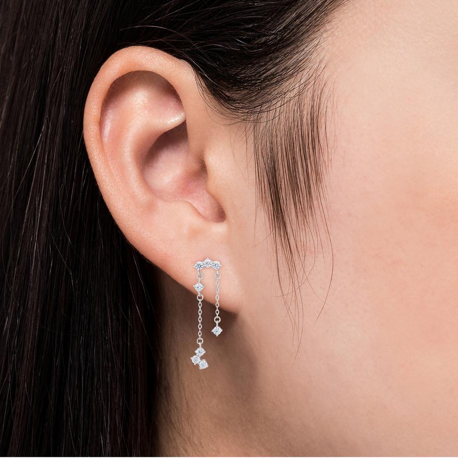 L'Atelier Sterling Silver 925  Boucles d'oreilles 