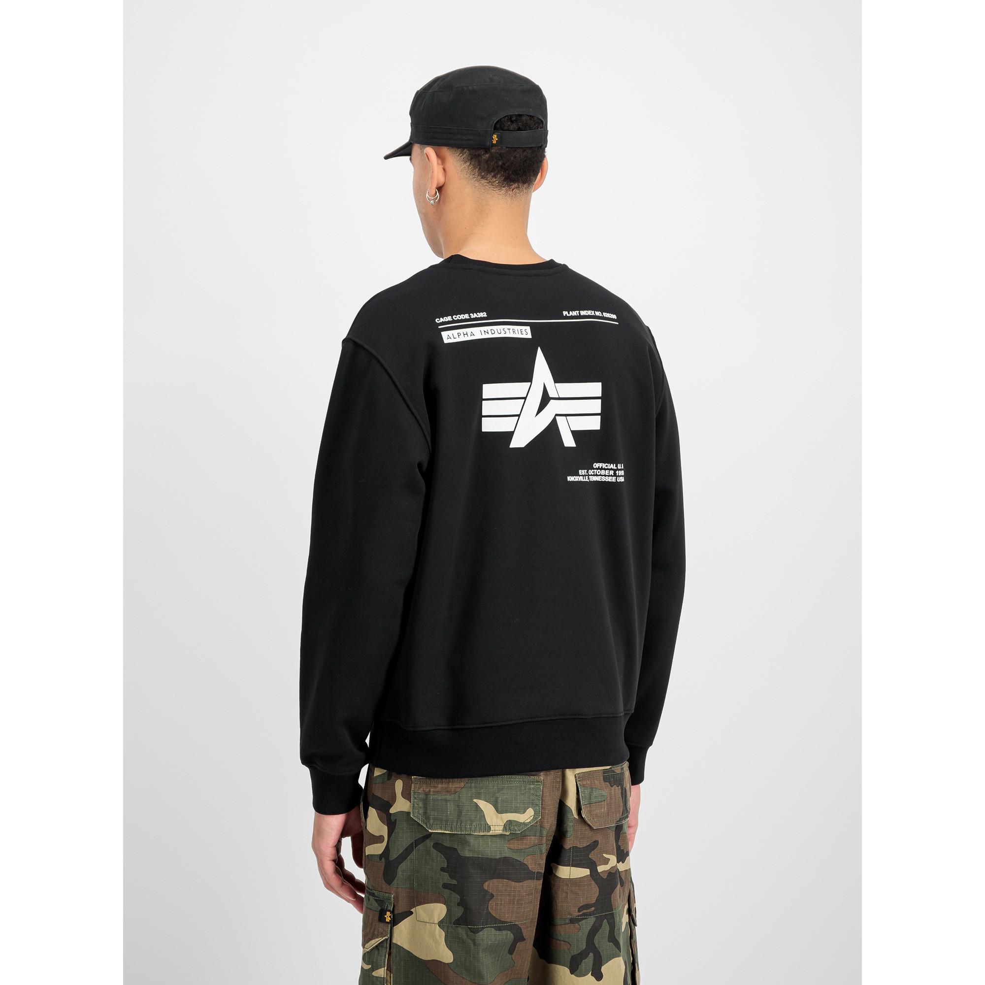 Alpha Industries V-Neck Langarm Sweatshirt  