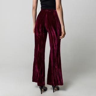 RINASCIMENTO Samt Flared Hose  