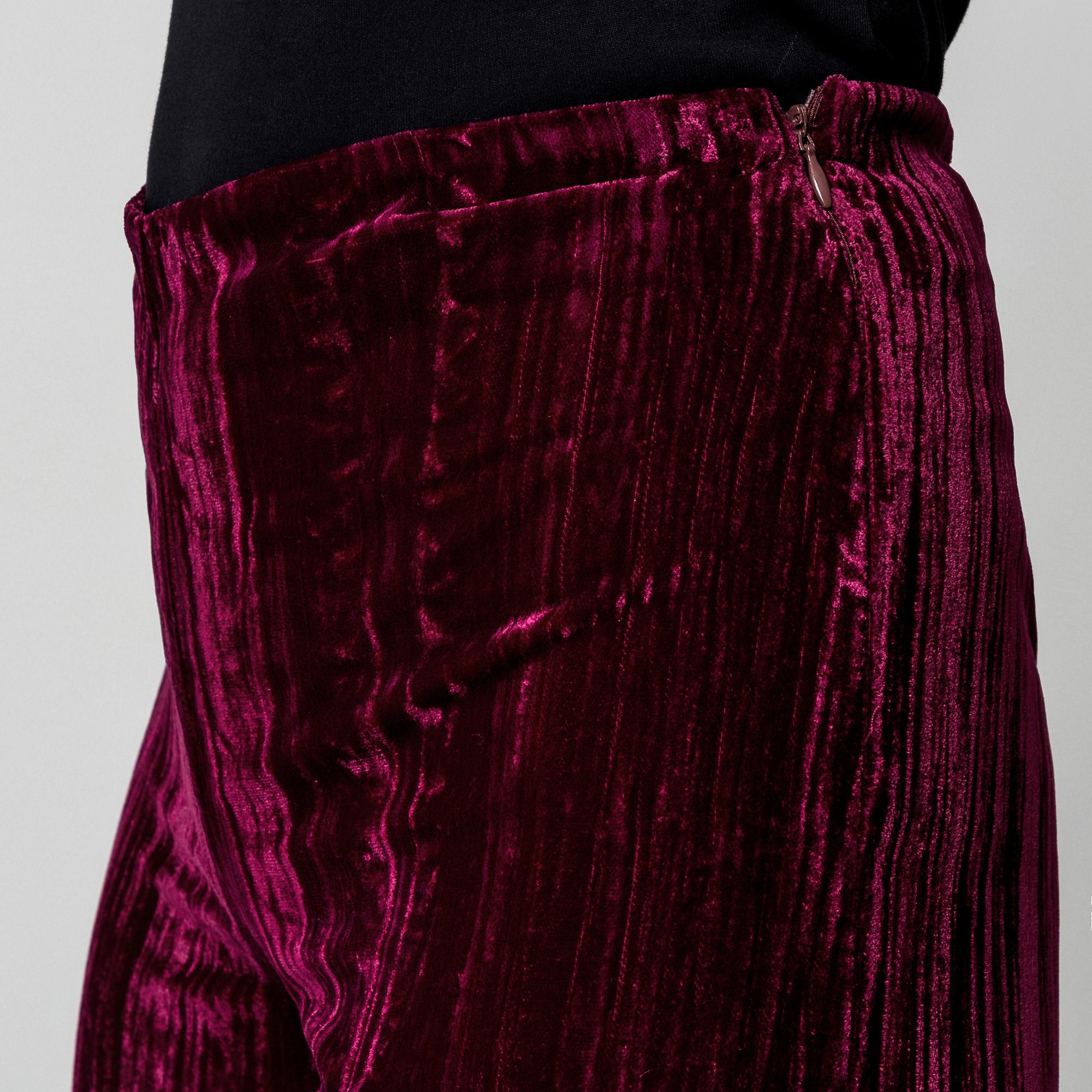 RINASCIMENTO Samt Flared Hose  