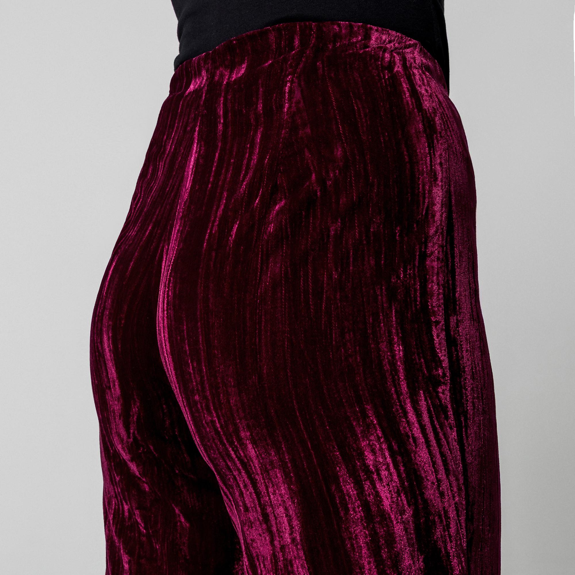 RINASCIMENTO Samt Flared Hose  