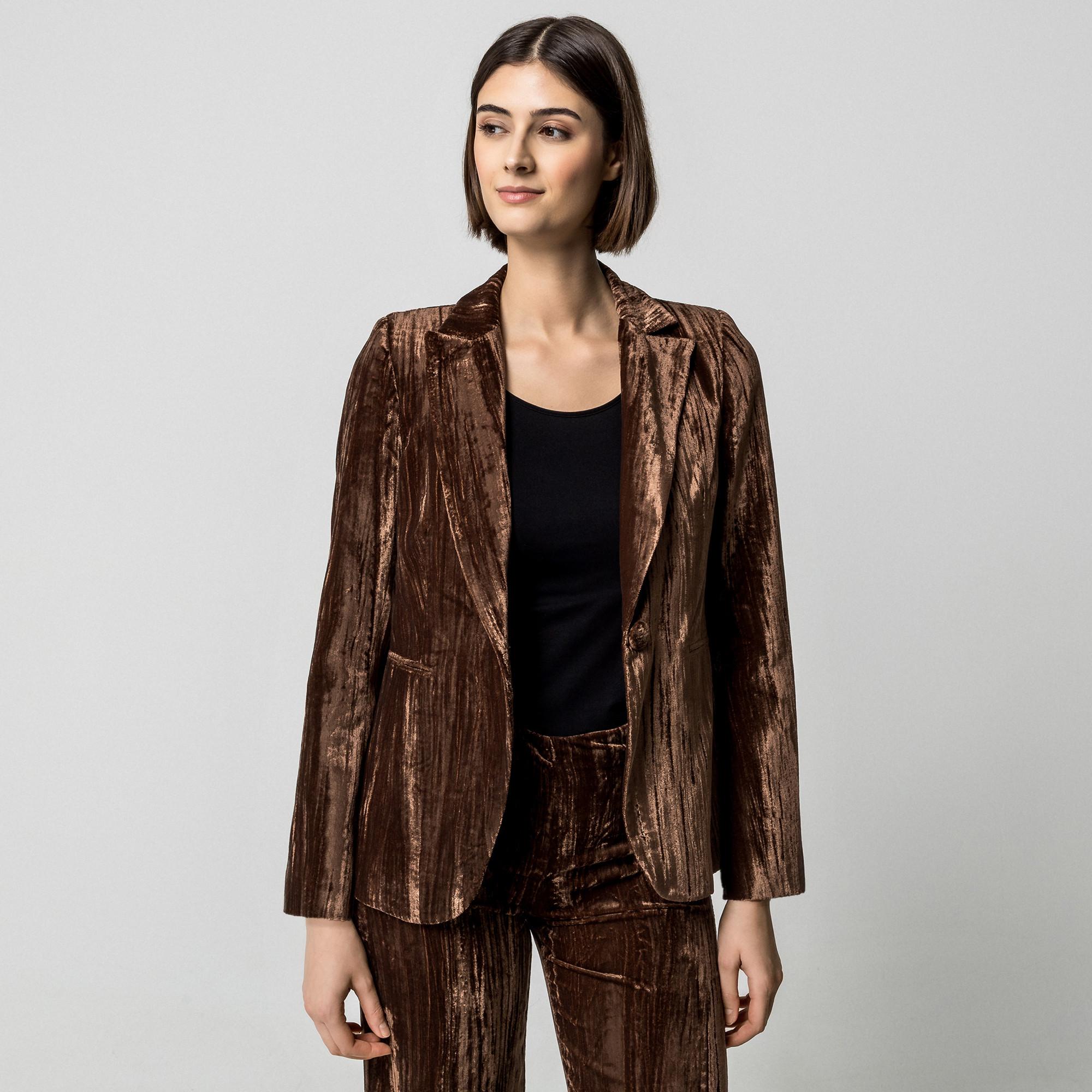 RINASCIMENTO Samt Regular Fit Blazer  