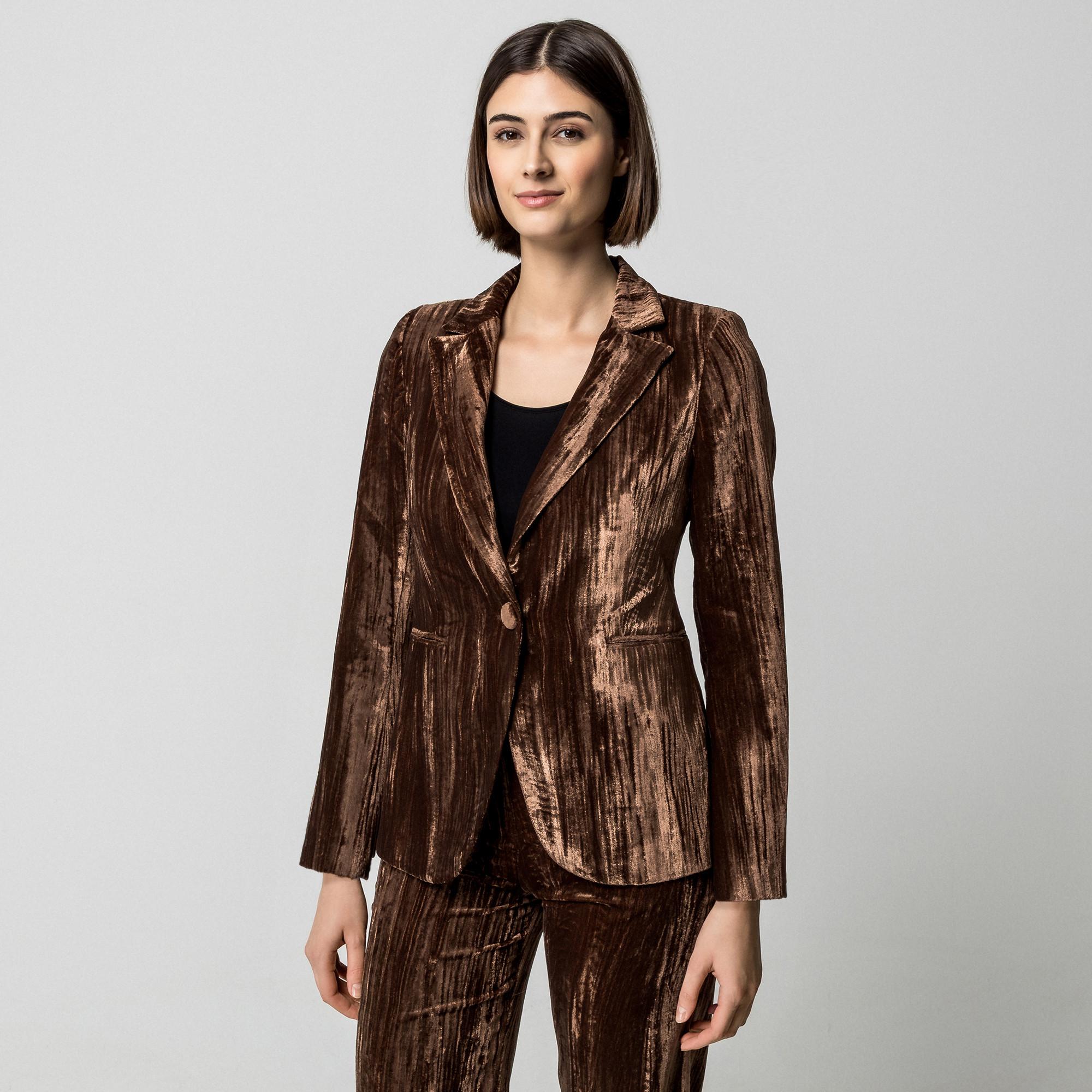 RINASCIMENTO Samt Regular Fit Blazer  