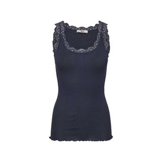 RM BY ROSEMUNDE Top a Costine con Bordo in Pizzo  