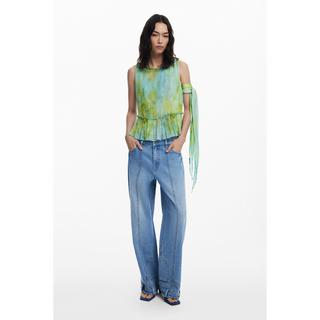 Desigual Echarpe Plissée Diamant  