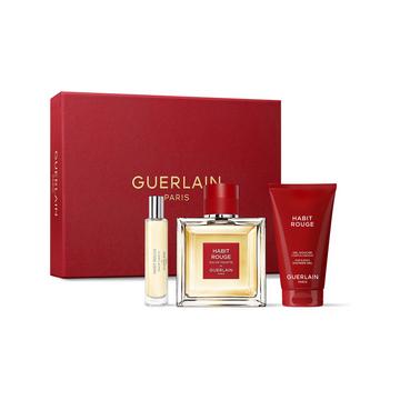 Habit Rouge de Guerlain Paris - Eau de Toilette Gift Set