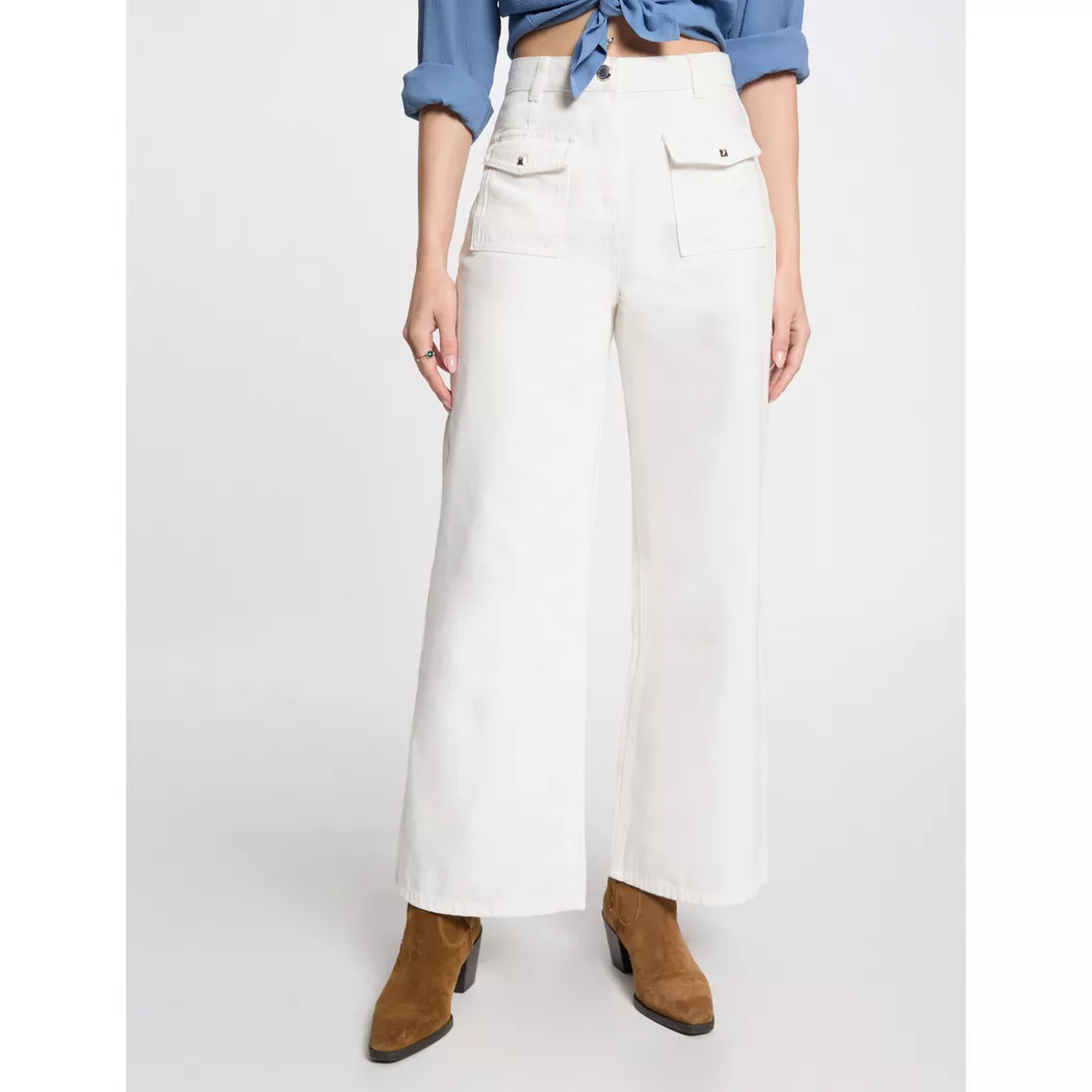 Morgan - Jeans, für Damen, Leinen, Größe 38
