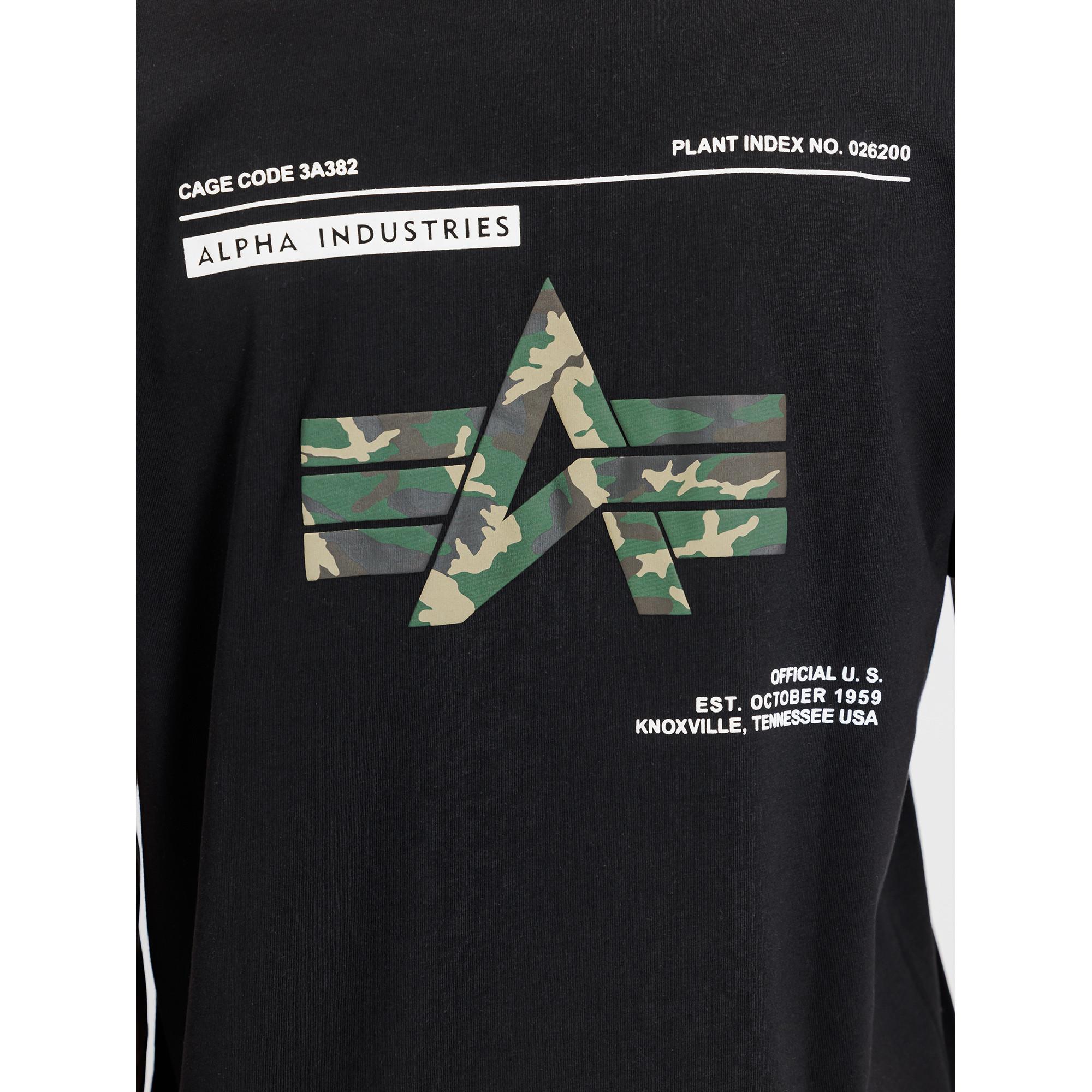 Alpha Industries Camo Label T BP T-Shirt Scollo a V  