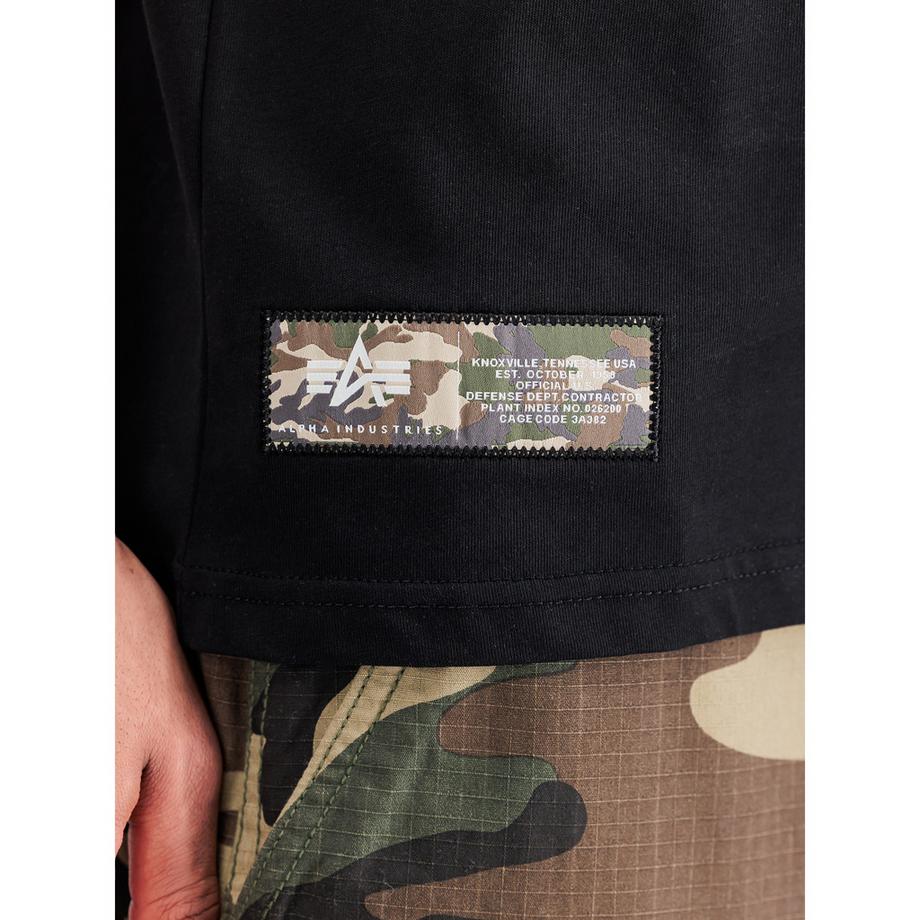 Alpha Industries Camo Label T BP V-Neck T-Shirt  