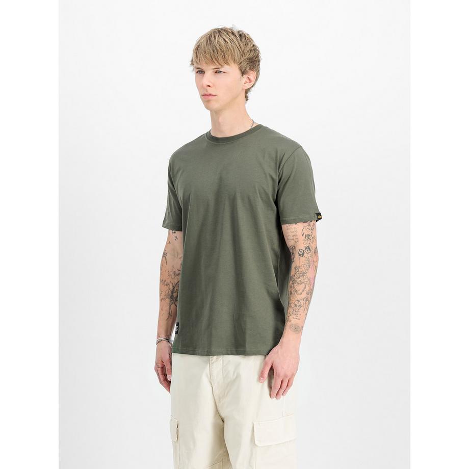 Alpha Industries Label T BP T-Shirt Scollo a V  