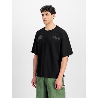 Alpha Industries World Logo Backprint T-Shirt Scollo a V  