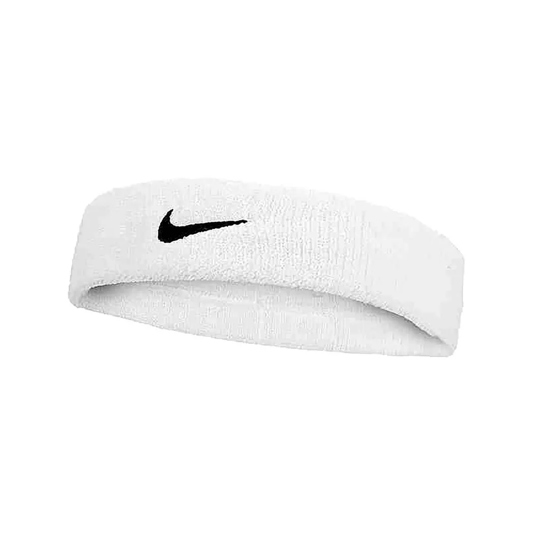 Nike - Stirnband, Swoosh Classic Headband, One Size, Weiss