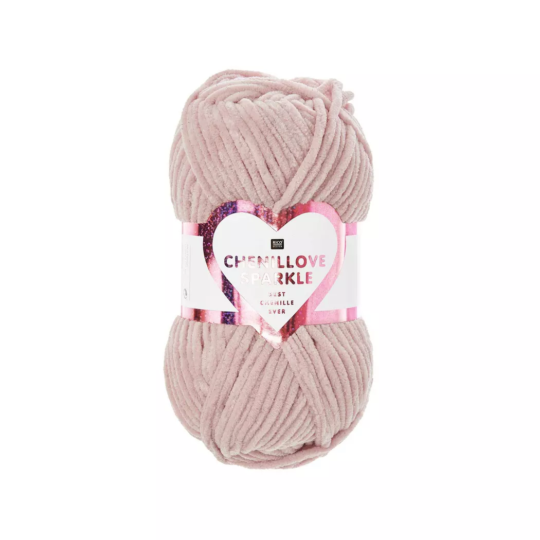 Rico Design Creative Chenillove Sparkle Altrosa