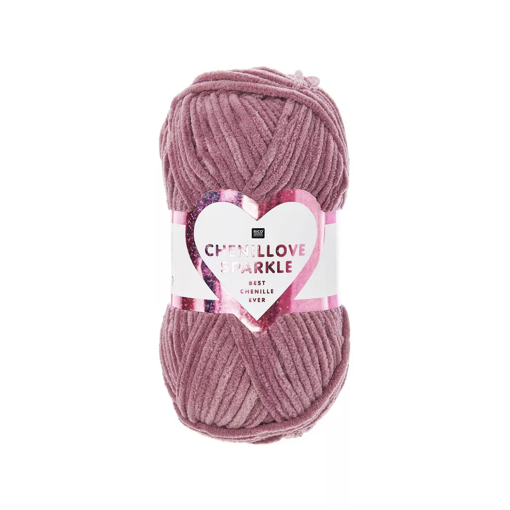 Rico Design Creative Chenillove Sparkle Beere