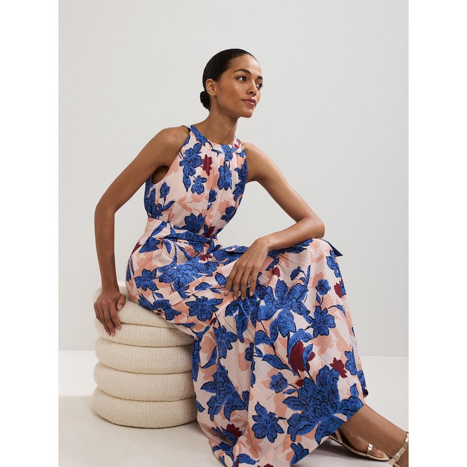 Phase Eight Halter Neck Blumen Maxi Kleid  