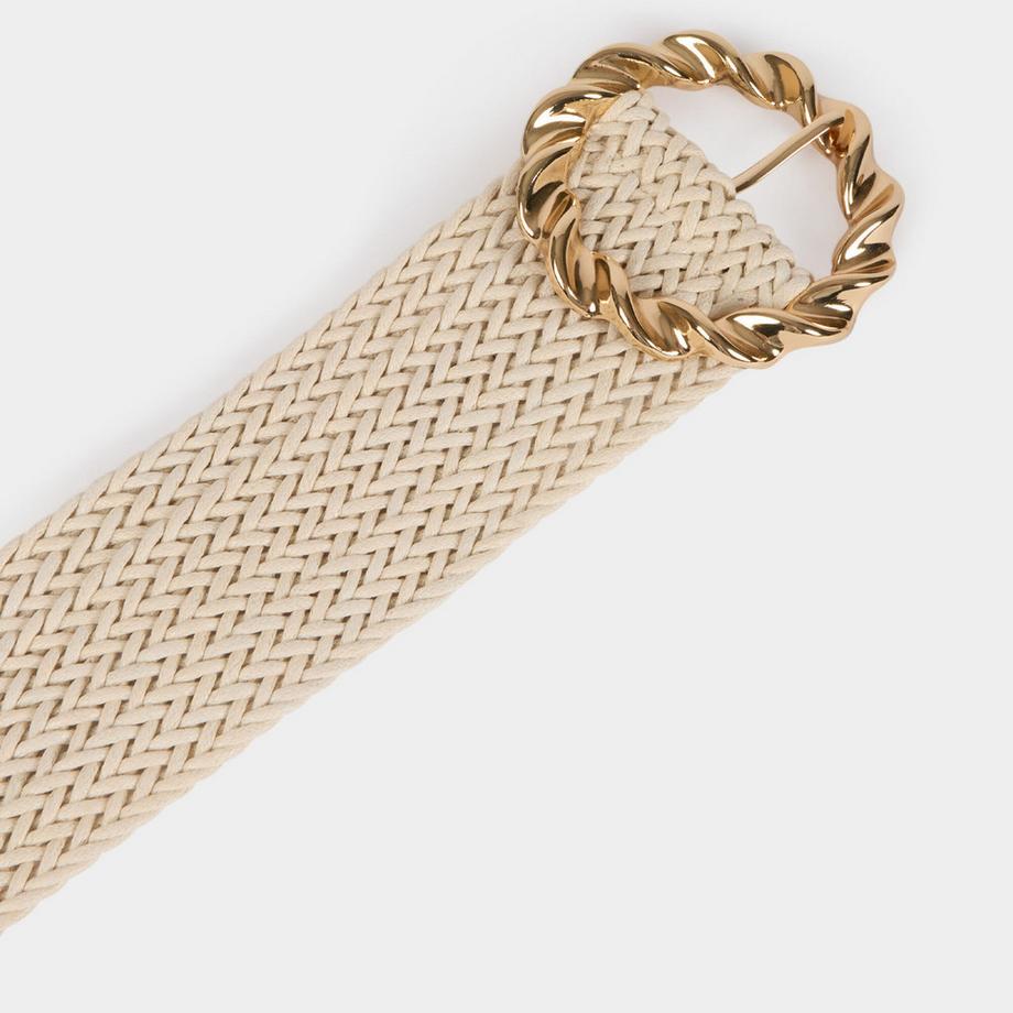 MORGAN Ceinture tressée à boucle ronde  