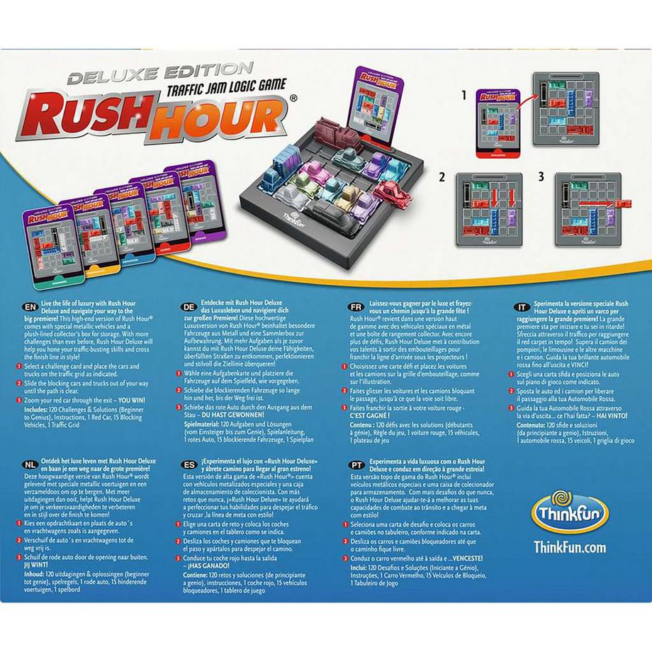 Think Fun  Rush Hour Deluxe 