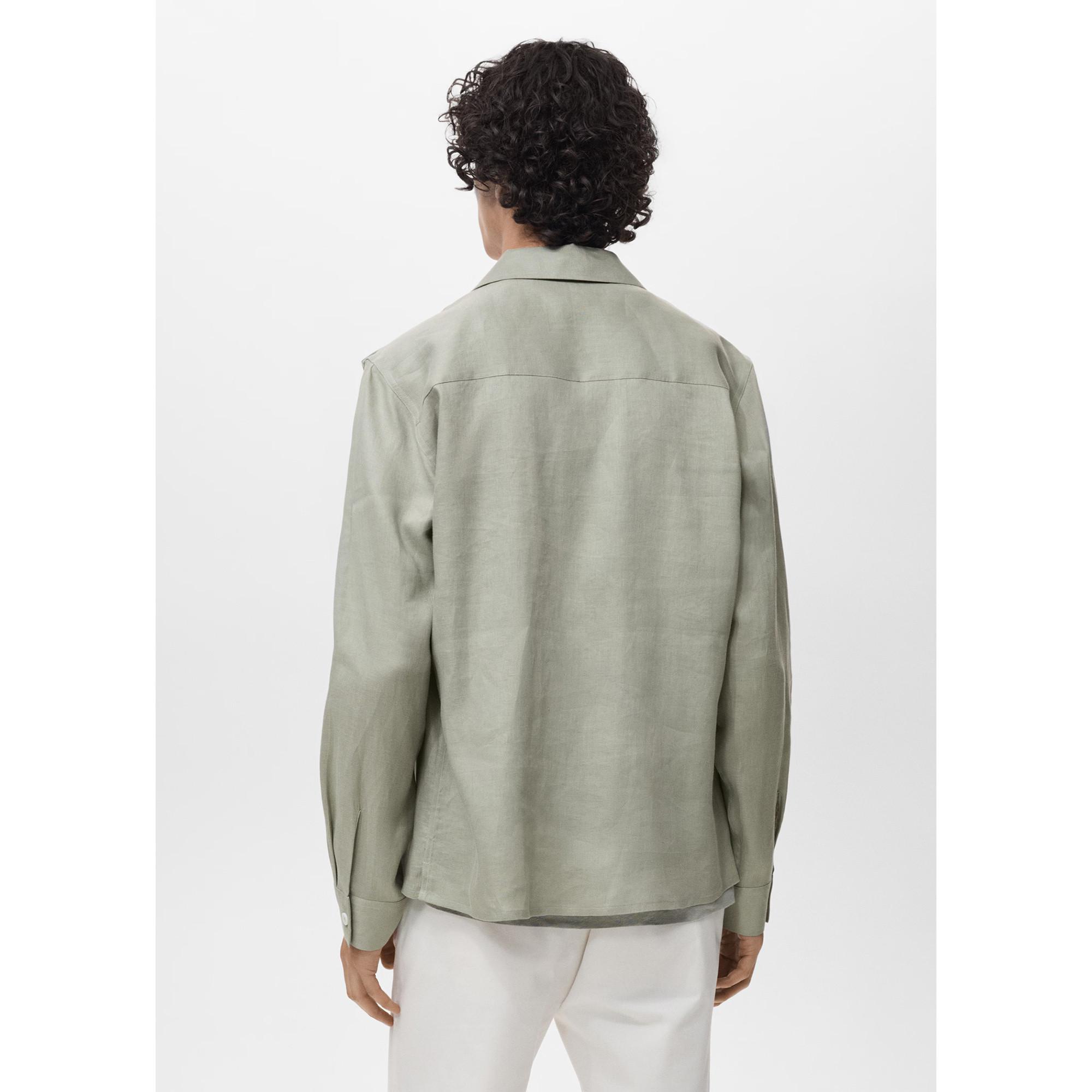 Mango Man Camicia a Maniche Lunghe Regular Fit  